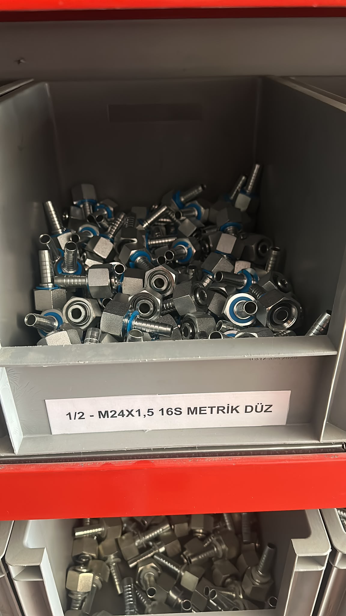 Metrik Düz Rakor 1/2″ 16S
